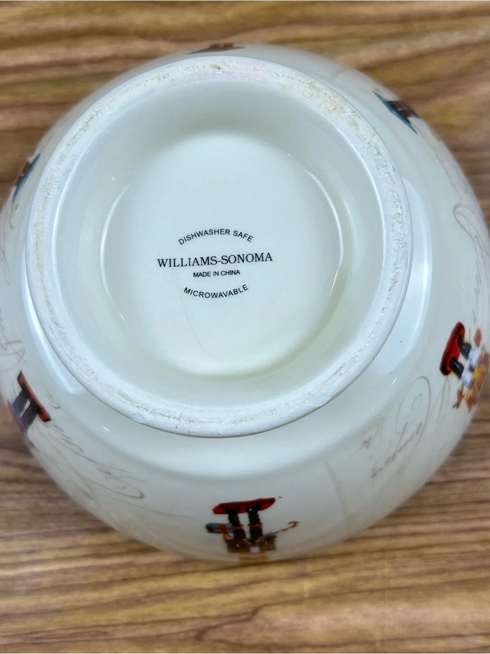 Williams Sonoma Nutcracker Footed Cereal Bowl Holiday Discontinued Replacement